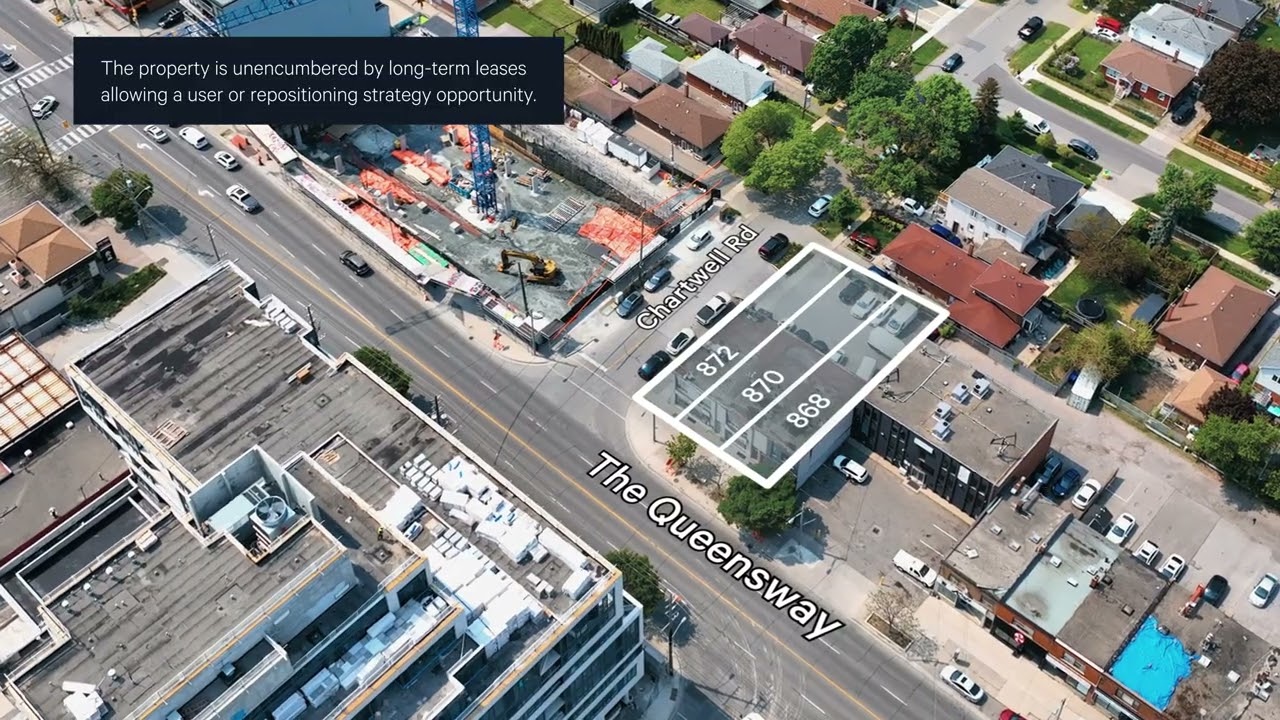 868, 870 & 872 The Queensway, Toronto ON